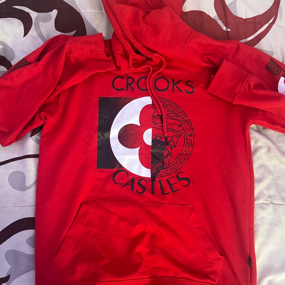 Crooks and castles hoodie size L